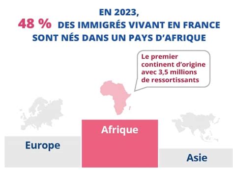 En 2023, 3,5 millions d’immigrés nés en Afrique vivent en France.